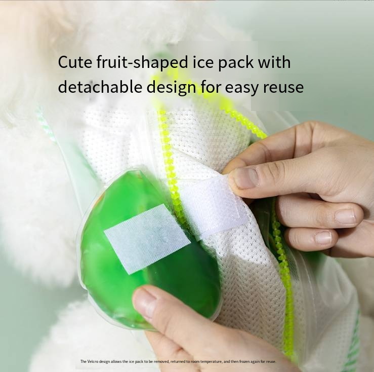 Pet Striped Summer Medical Uniform Recovery Suit with Matching Cap